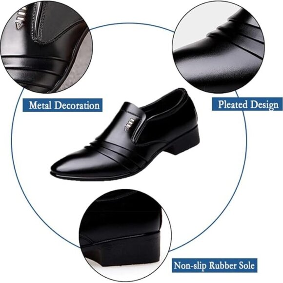 Men’s Dress Shoes Oxfords Uniform Business Slip On Formal main image 4
